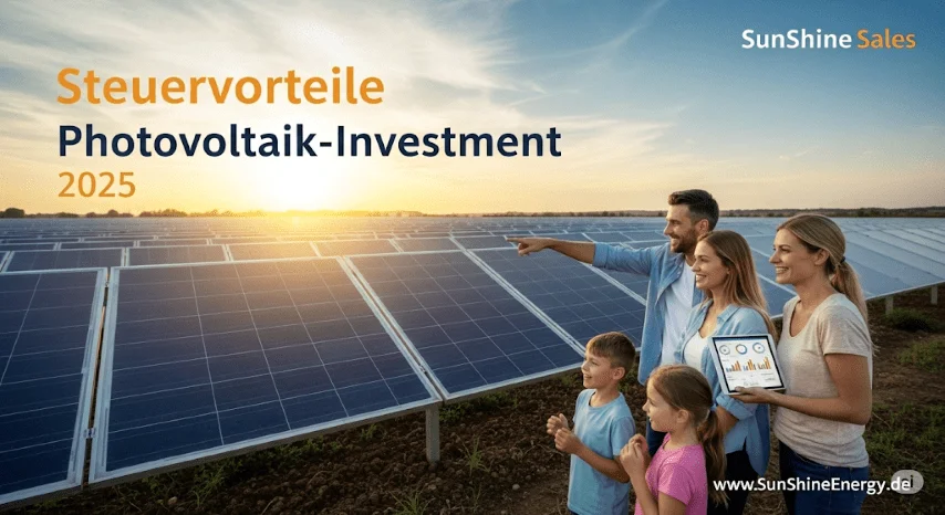 Photovoltaik Investment Steuervorteile 2025 – wie Sie als Gutverdiener jetzt legale Steuerersparnis & stabile Renditen kombinieren